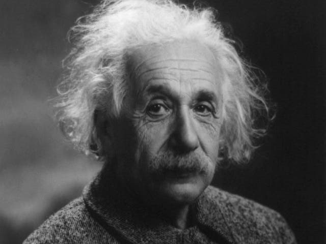Albert Einstein 1879-1955, German-born theoretical physicist who developed the theory of general relativity