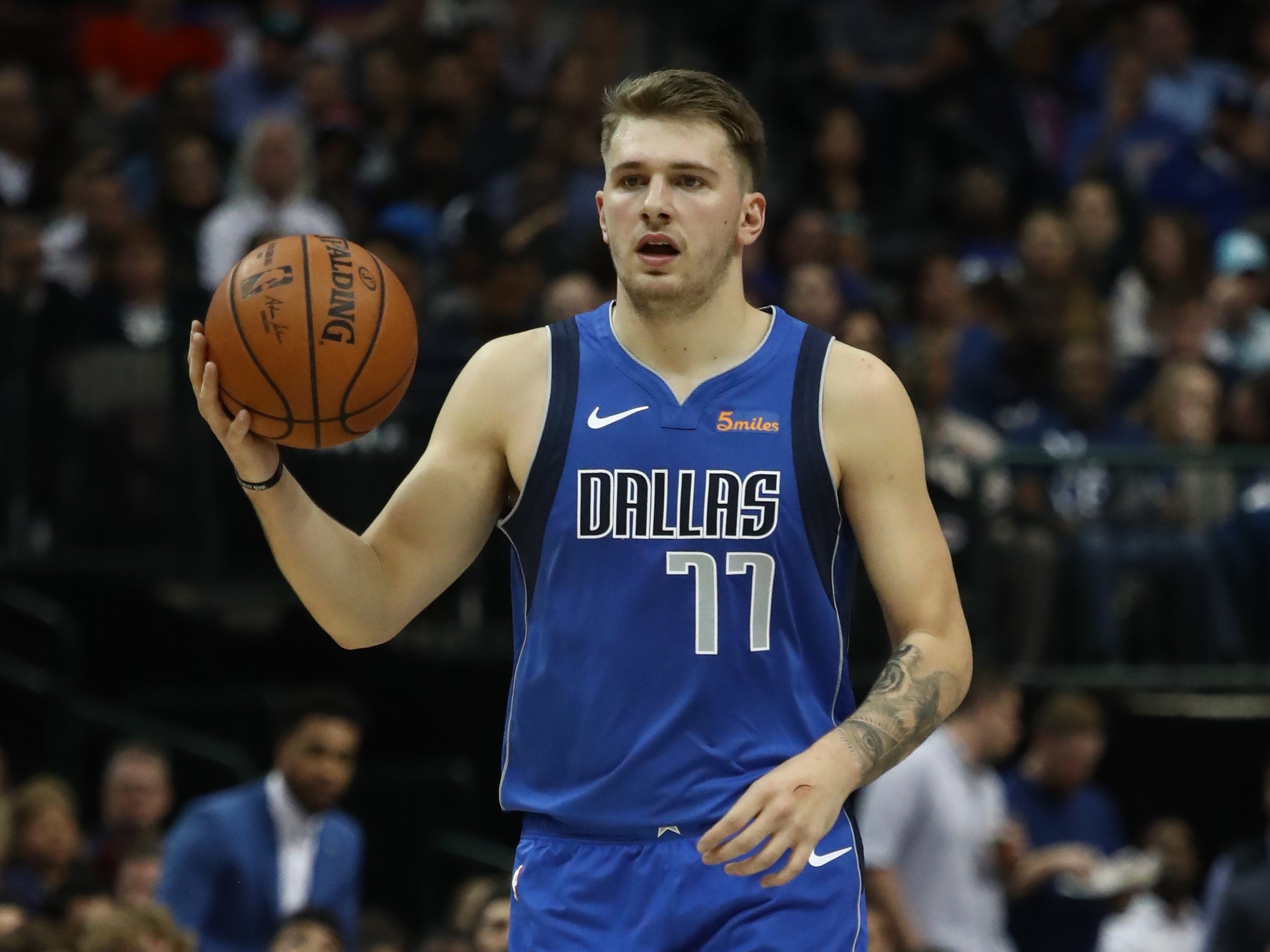 Kuka Doncic averages 19.4 points during his first nine NBA matches