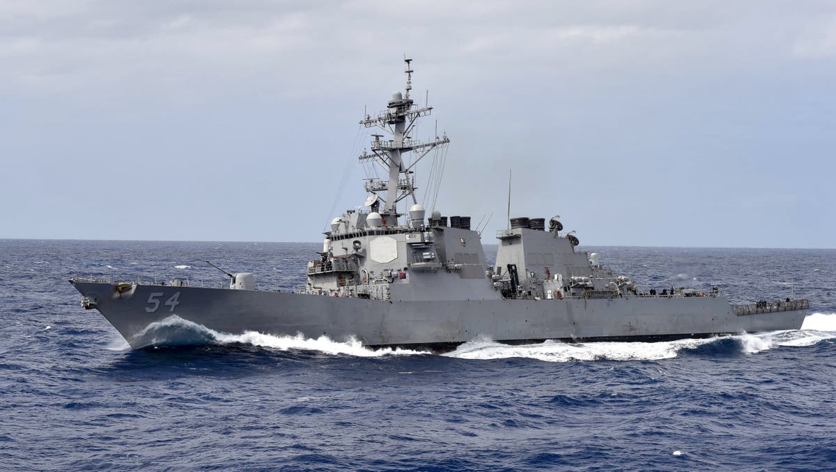 US Navy Destroyer sails through politically sensitive Taiwan Strait ...