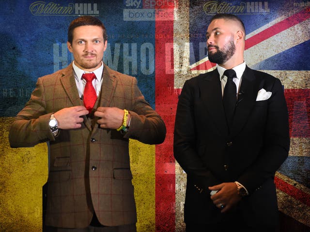 Tony Bellew and Oleksandr Usyk go head to head this weekend