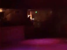 Survivor's video captures moment California gunman attacked bar