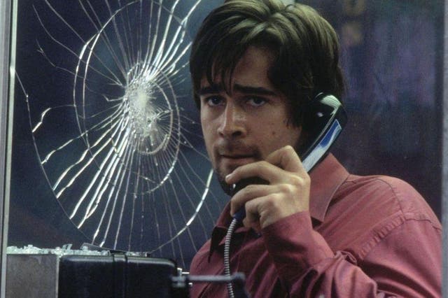 Colin Farrell in Joel Schumacher's 2002 neo-noir crime thriller, 'Phone Booth'
