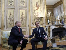 Trump and Macron hold ‘constructive’ meeting amid high tensions