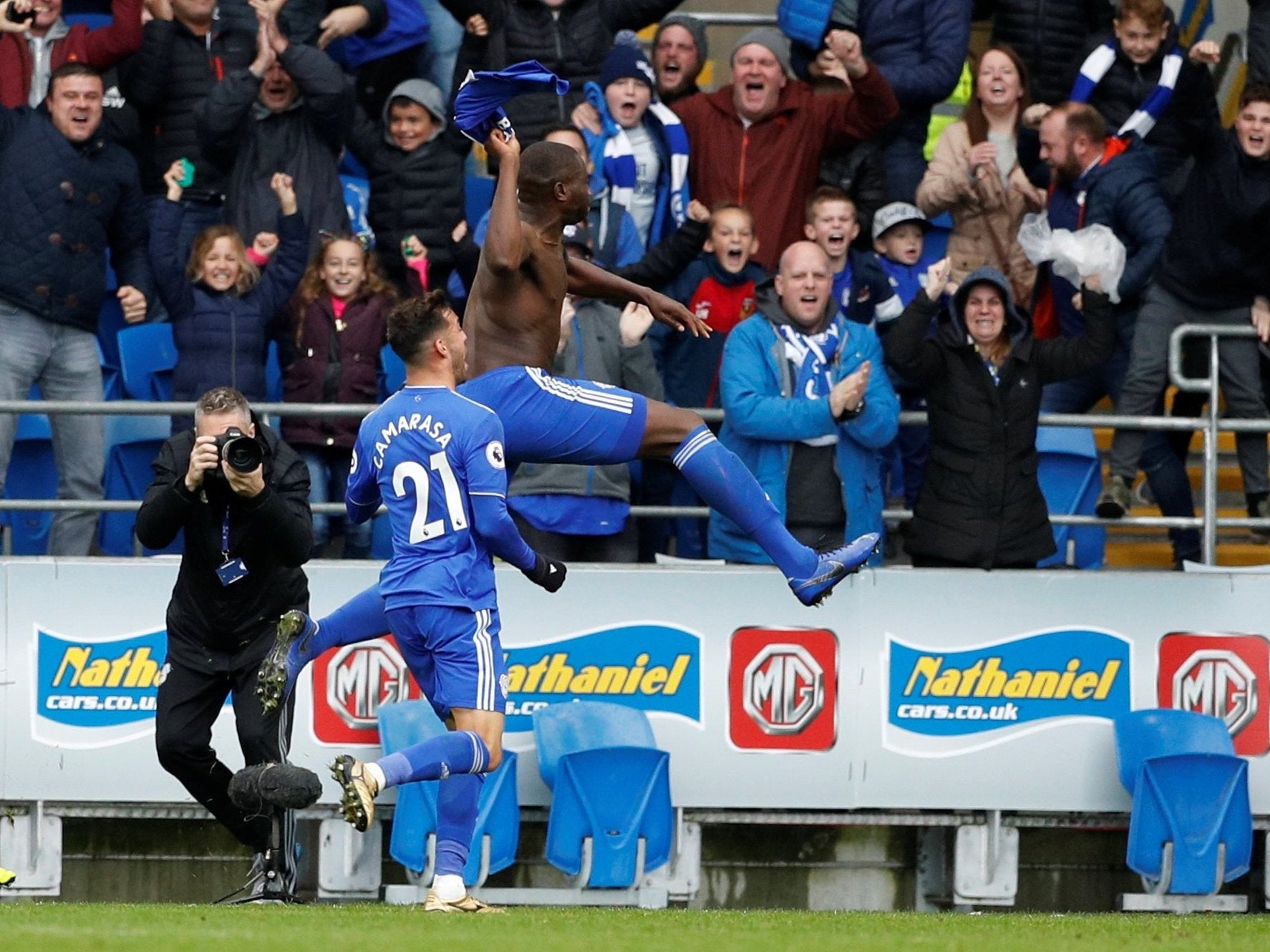 Sol Bamba scored the late winner for Cardiff