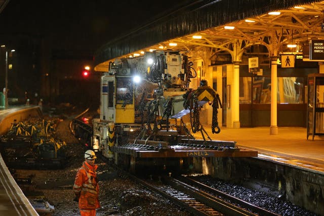 Engineering work will close key lines over Christmas and new year