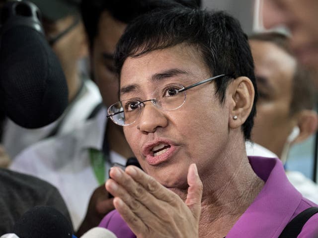 Maria Ressa said the charges are a 'clear form of continuing intimidation'