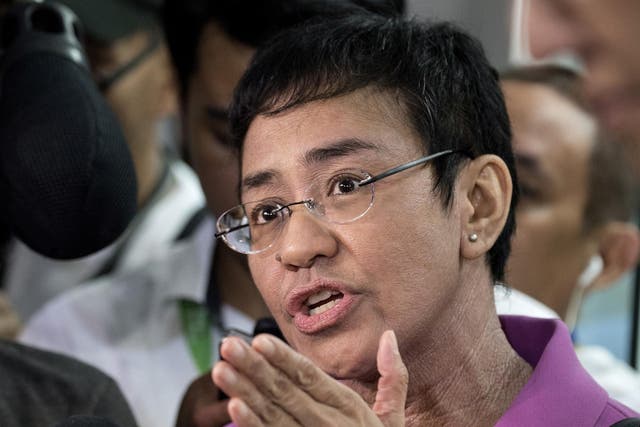 Maria Ressa said the charges are a 'clear form of continuing intimidation'