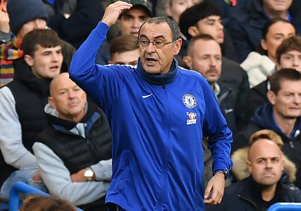 Image result for chelsea training tension sarri tension