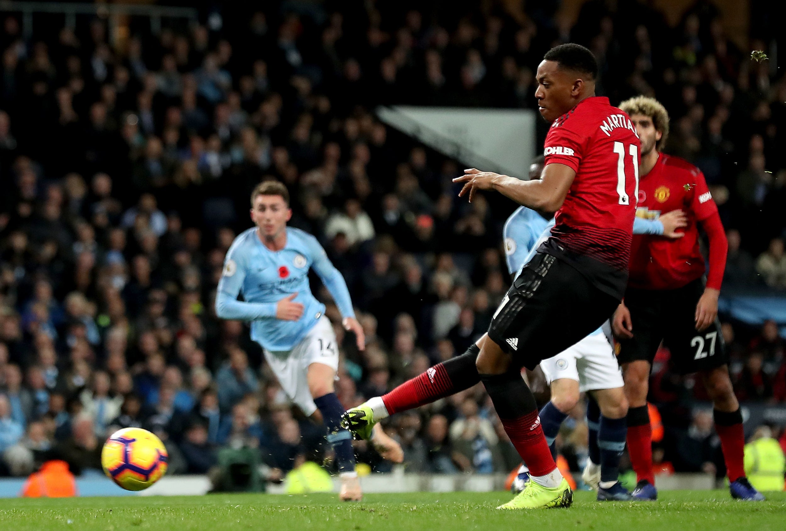 Martial gave United hope with a second-half penalty