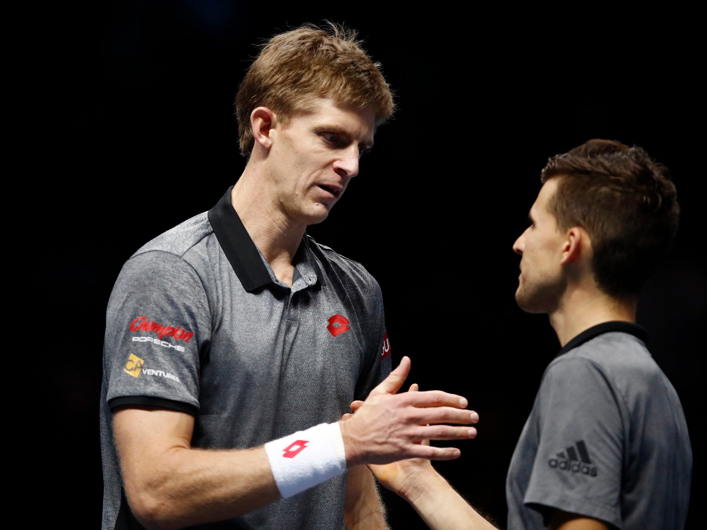 Kevin Anderson did not let nerves get the better of him