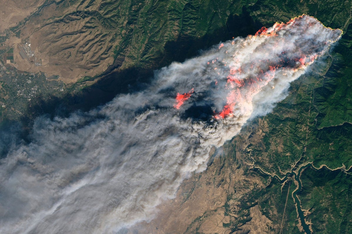 California wildfires: Satellite images reveal devastating scale of ...