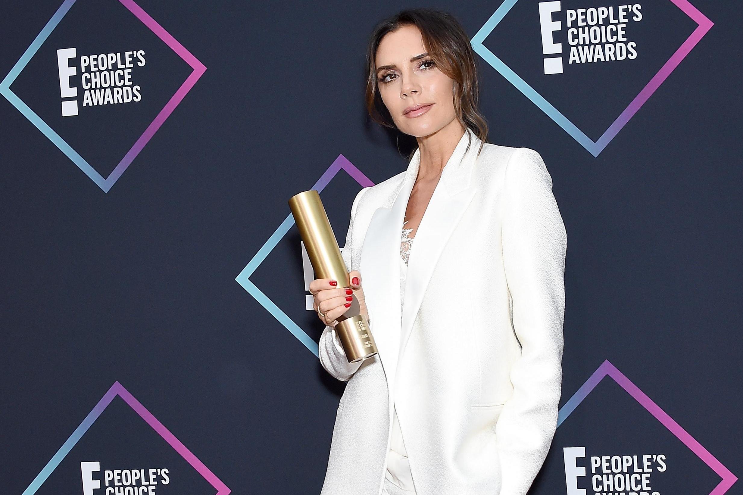 Victoria Beckham was named Fashion Icon at the People's Choice Awards