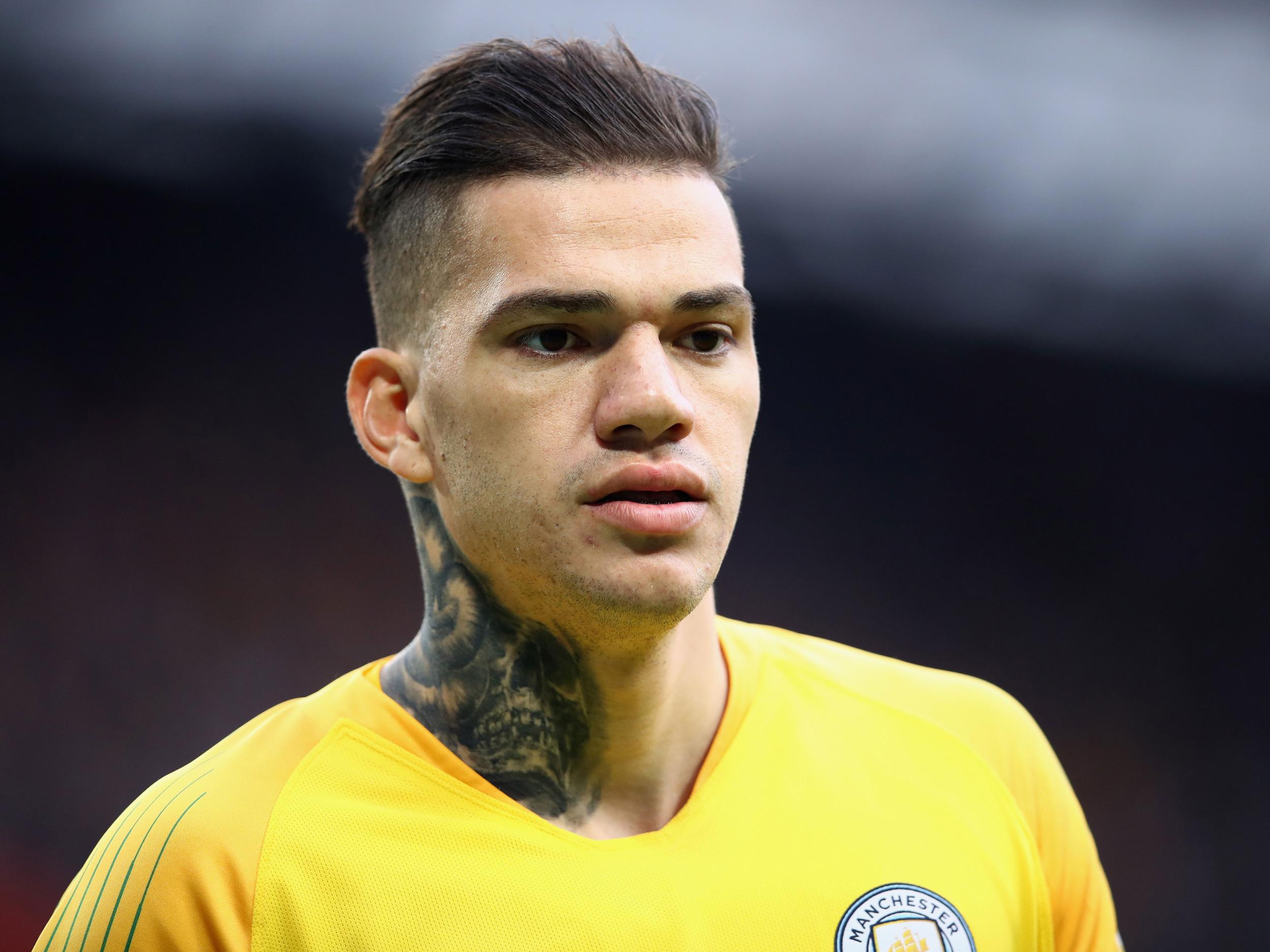 Ederson (manchester city) and lais morales | MARCA English
