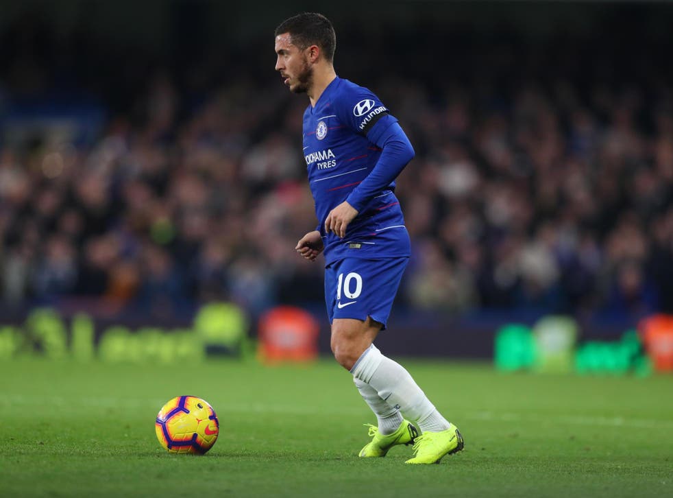 Eden Hazard in action for Chelsea at the weekend