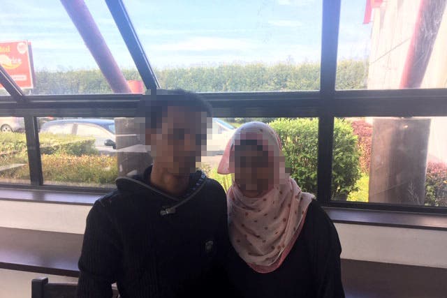 The teenager is ‘both physically ill and depressed’ after being in northern France for two years unable to reunite with his British aunt