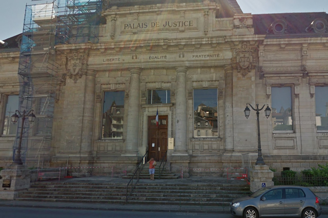 Palais de Justice in the town to Tulle, France