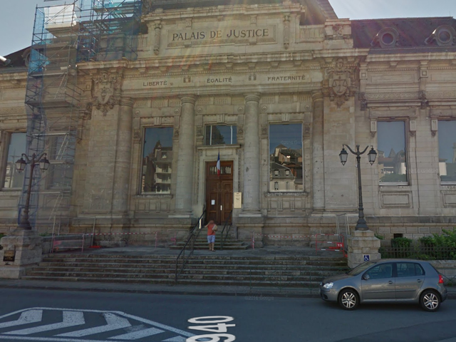 Palais de Justice in the town to Tulle, France