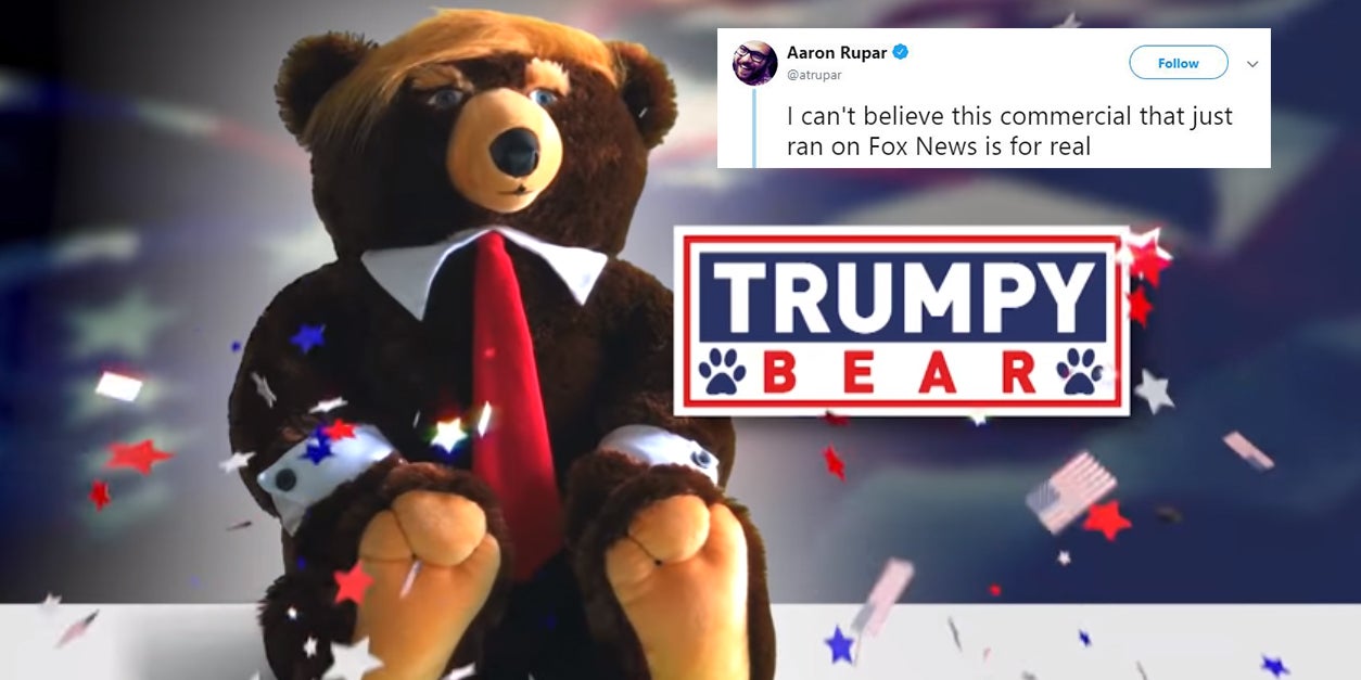 Fox News aired an advert for 'Trumpy Bear' and people are losing it