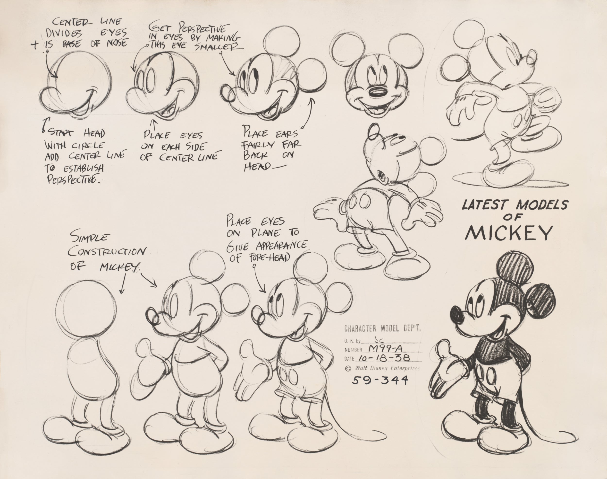 Mickey Mouse At 90 Sketches And Images From The Disney