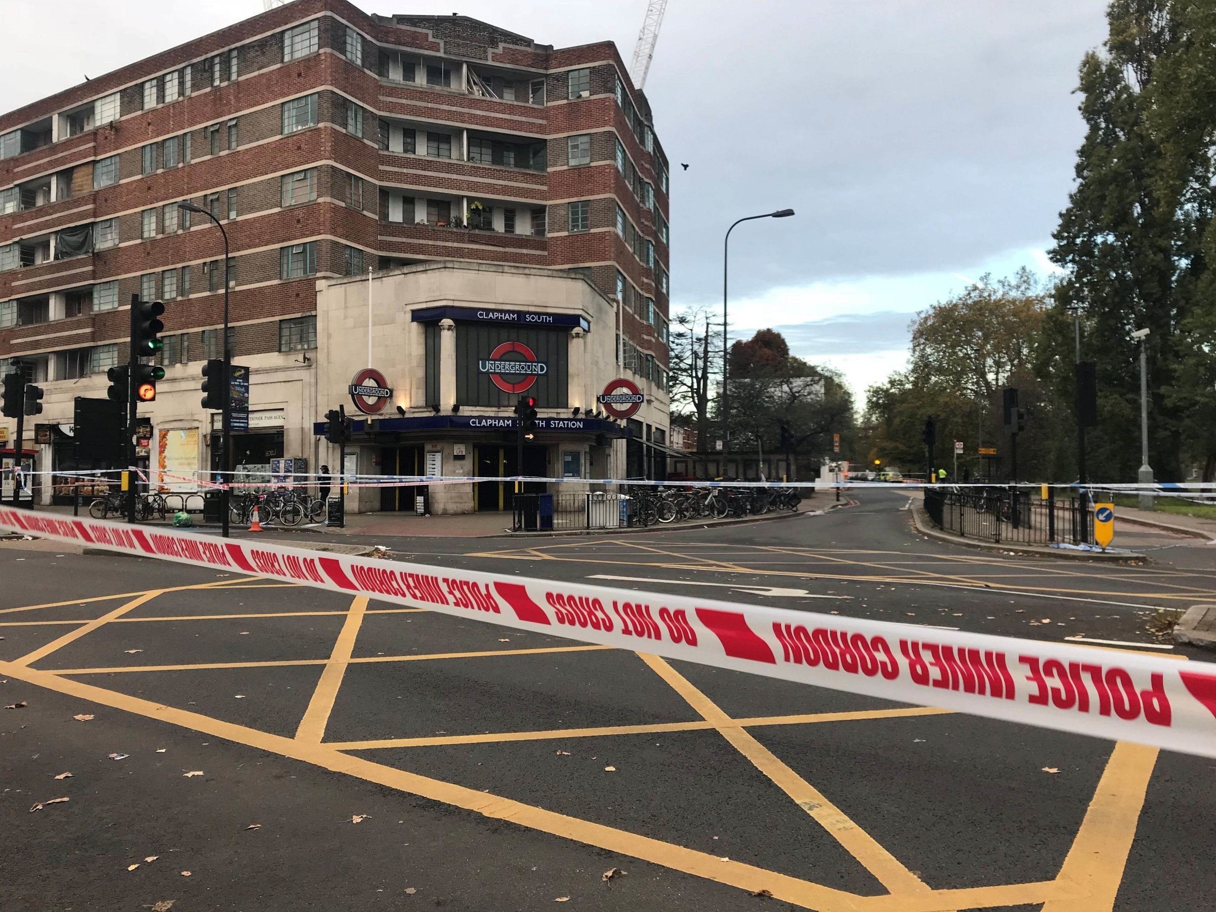 A 17-year-old boy was stabbed outside Clapham South station on Friday