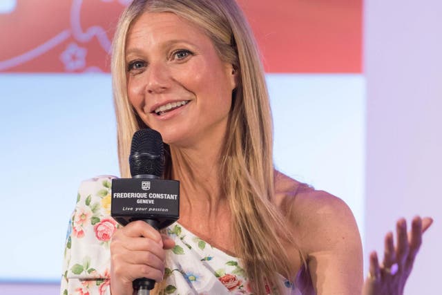 Gwyneth Paltrow attends the Gwyneth Paltrow x Frederique Constant Ladies Automatic Launch at the Design Museum on 21 June, 2018 in London, England.