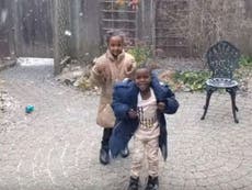 Watch Eritrean children experience first Canadian snowfall