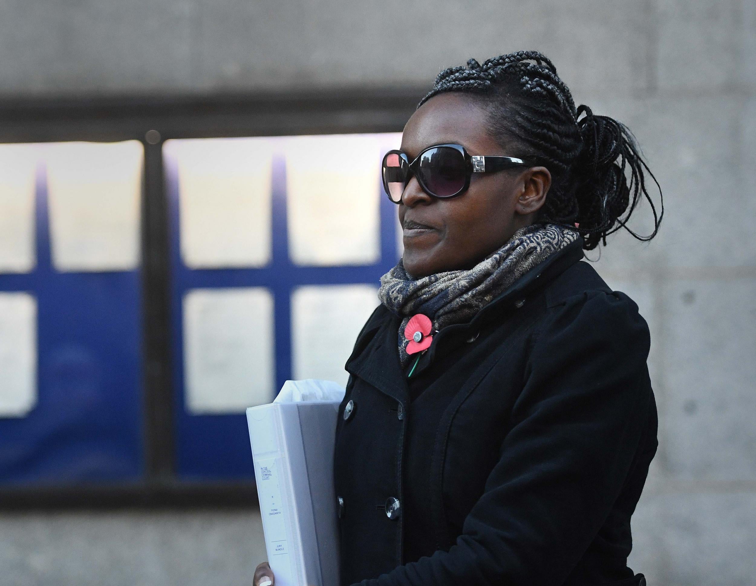 Ms Onasanya outside the Old Bailey