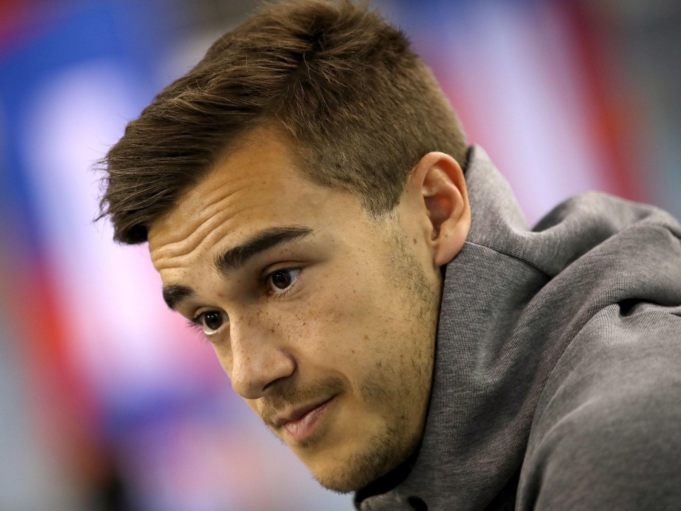 England's Harry Winks during a press conference