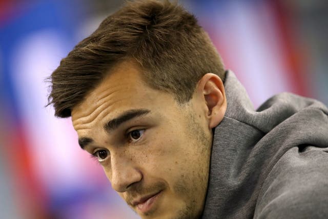 England's Harry Winks during a press conference
