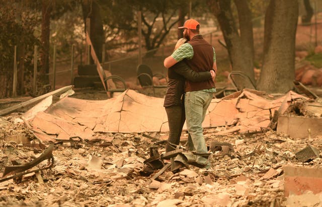 California residents have begun returning to destroyed communities and homes that were burned by the state's deadly wildfires.