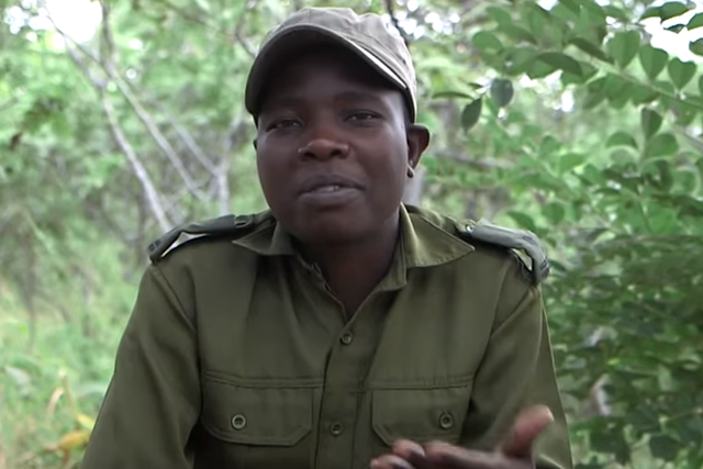 Female ranger Nyaradzo Hoto has been denied a visitor's visa to the UK