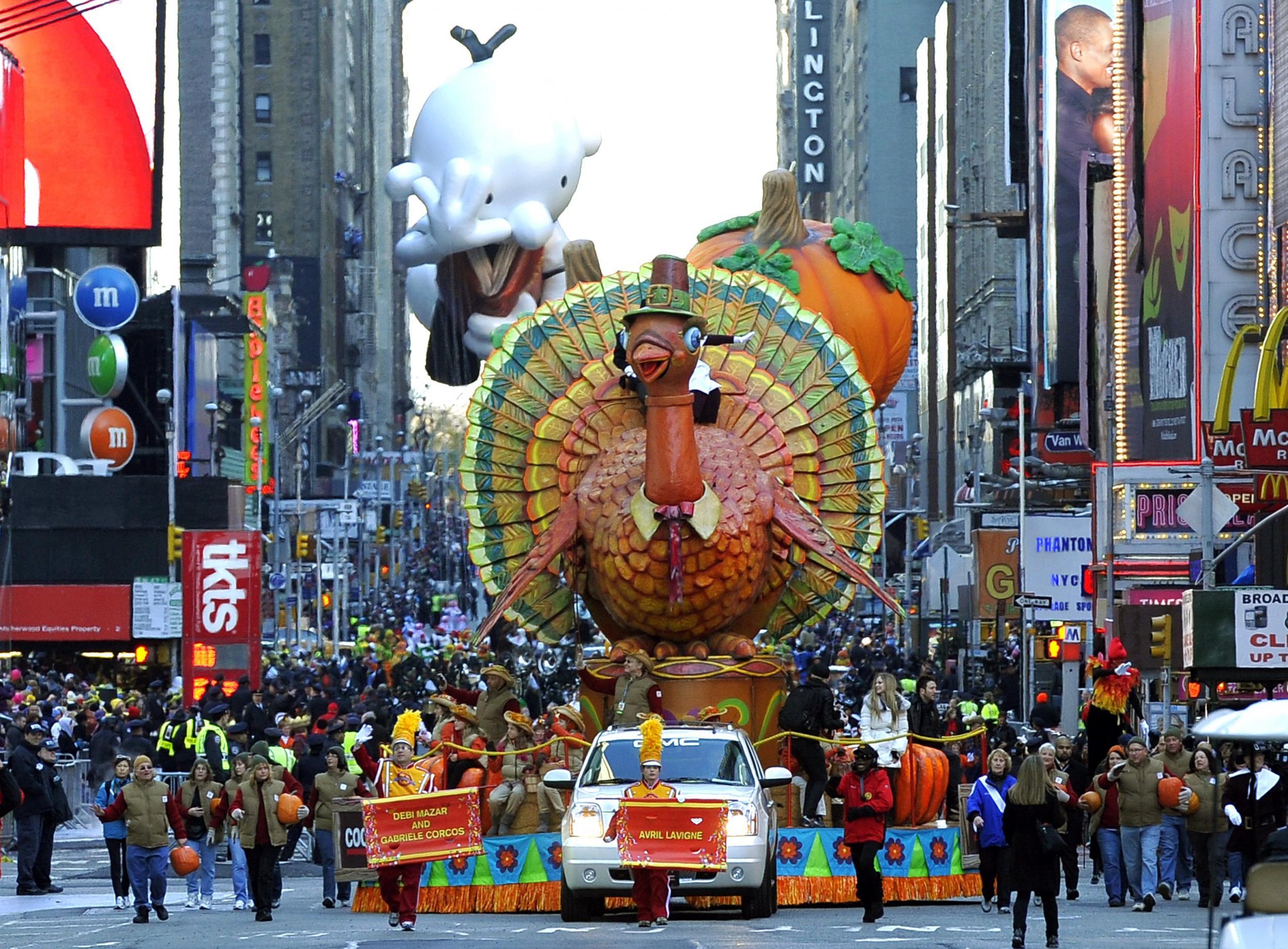 The Macy's Thanksgiving Day Parade takes place in New York City