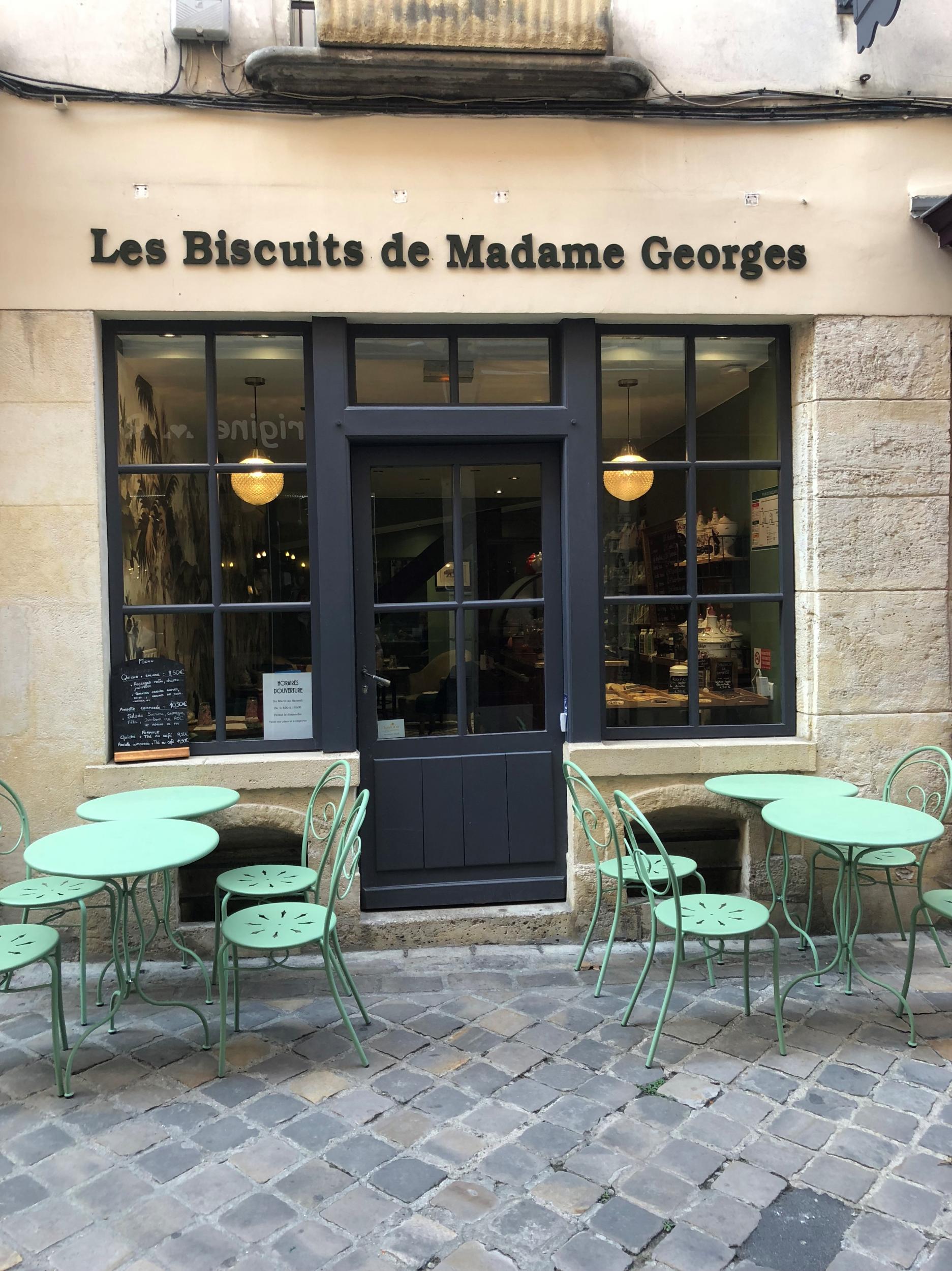 Stop for tea and cake at Les Biscuits de Madame Georges