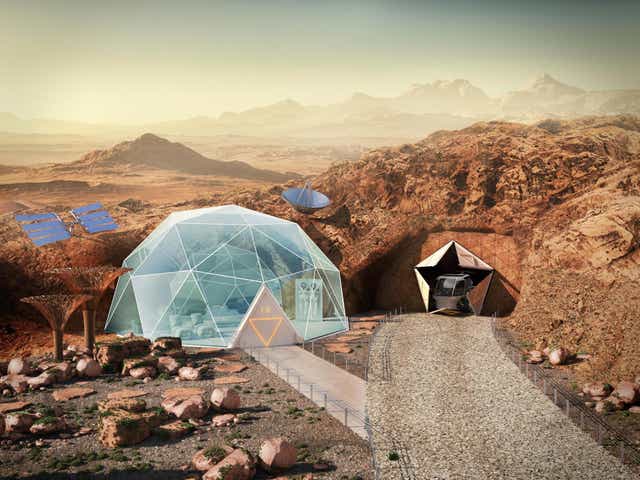 Experts have designed prototypes of what homes on Mars could look like
