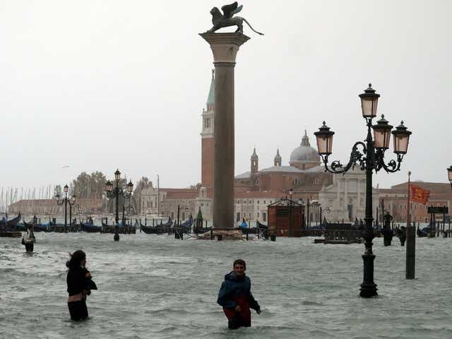 Venice in October: the city experienced an extreme ‘acqua alta’ last year