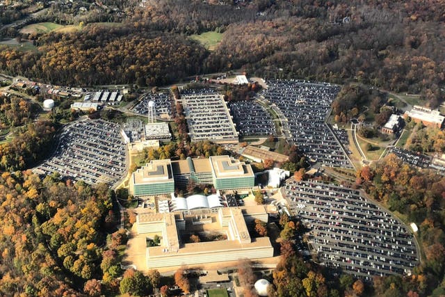 The headquarters of the US Central Intelligence Agency (CIA) in Langley, Virginia