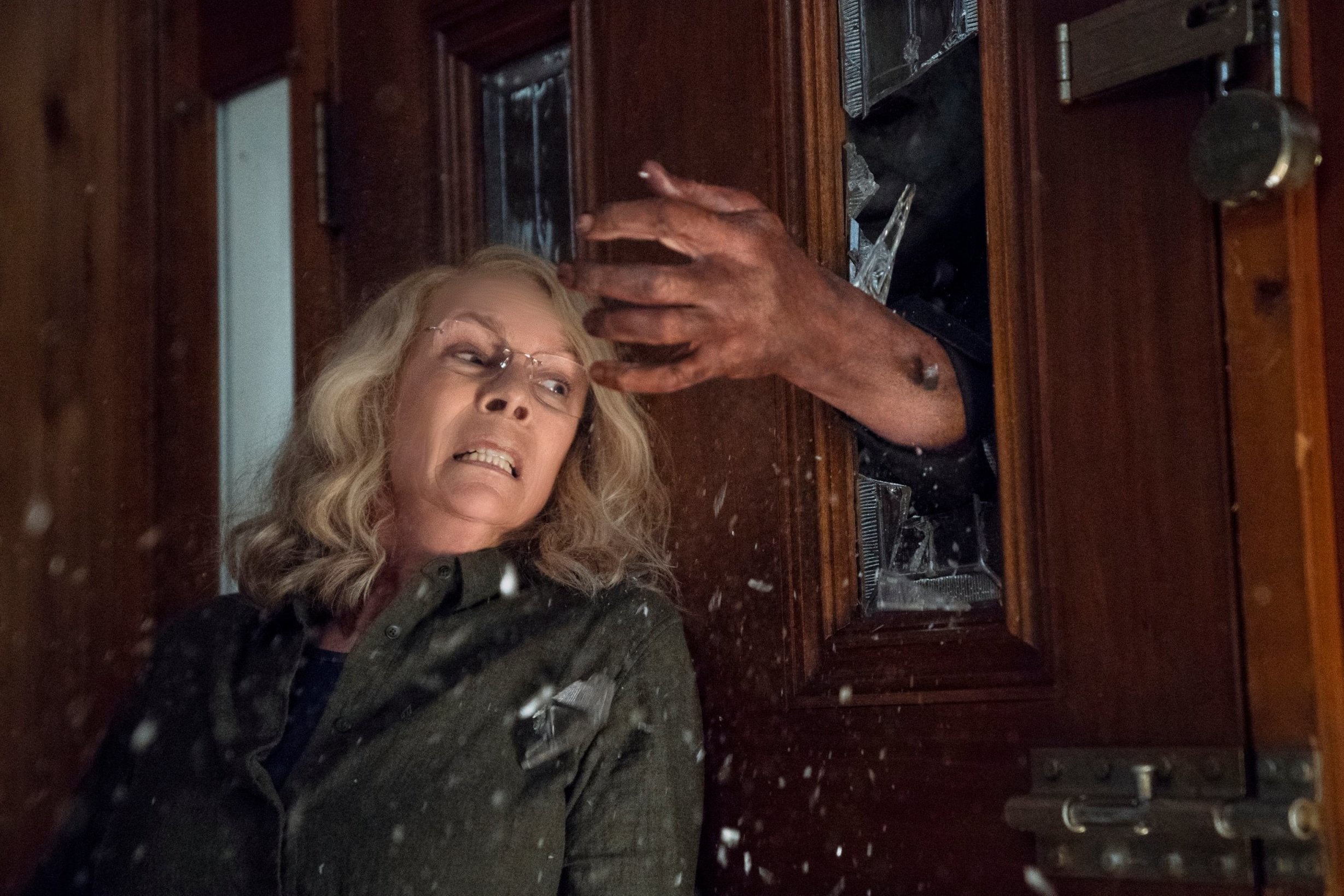 Jamie Lee Curtis as Laurie Strode in a scene from ‘Halloween’