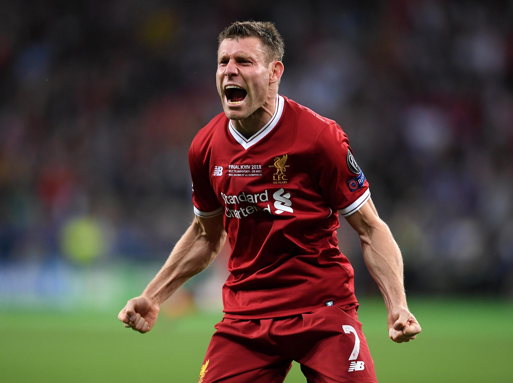 Milner has been a regular presence in Liverpool's midfield this season