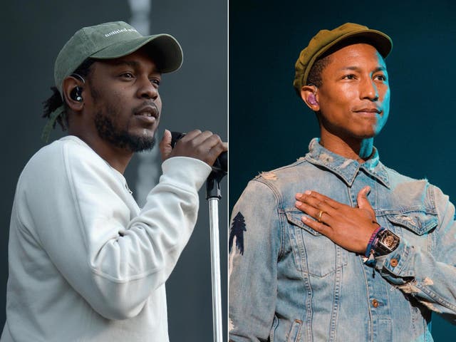 Kendrick Lamar and Pharrell Williams