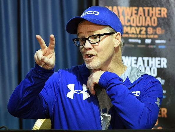 Roach worked Manny Pacquiao's corner for his fight with Floyd Mayweather