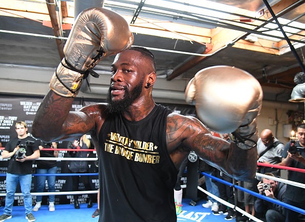 Wilder is busy preparing for his meeting with Fury