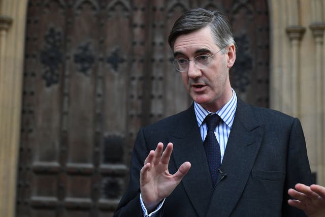 Jacob Rees-Mogg said: 'This has been advertised as a unilateral ability [to escape the backstop] – it’s not unilateral'