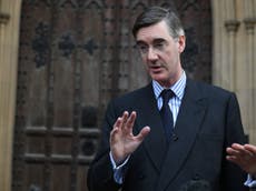 Rees-Mogg has descended from the punchline to the joke