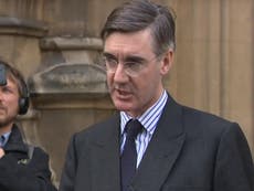Jacob Rees-Mogg promotes video of German far-right leader
