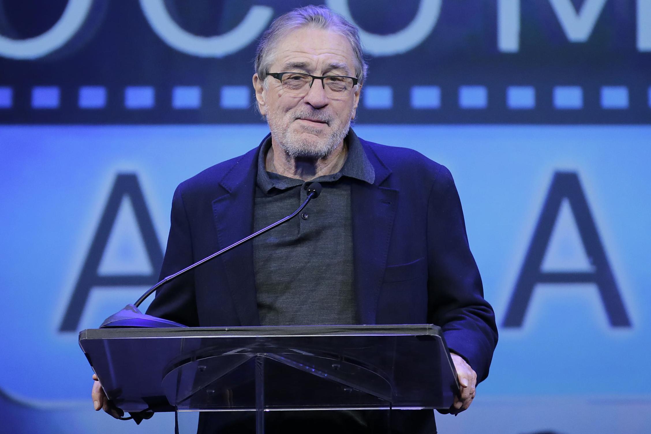 Robert De Niro speaks during the 3rd Annual Critics' Choice Documentary Awards at BRIC on 10 November, 2018 in New York City.