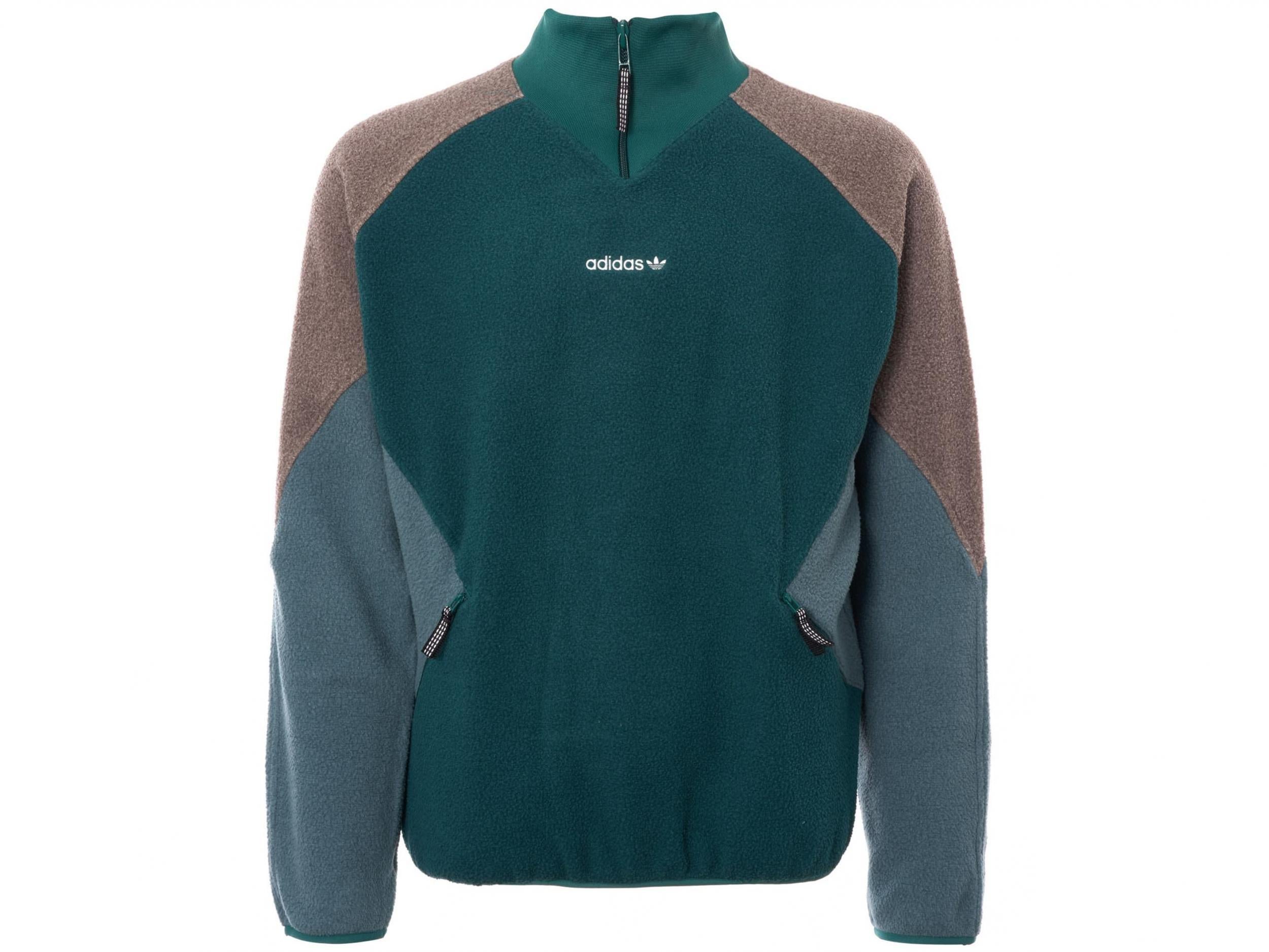 Adidas Originals, EQT Colour-Block Fleece Half-Zip Jacket, £100, Mr Porter