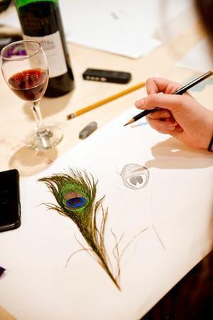 Drink and draw at BYOB creativity nights