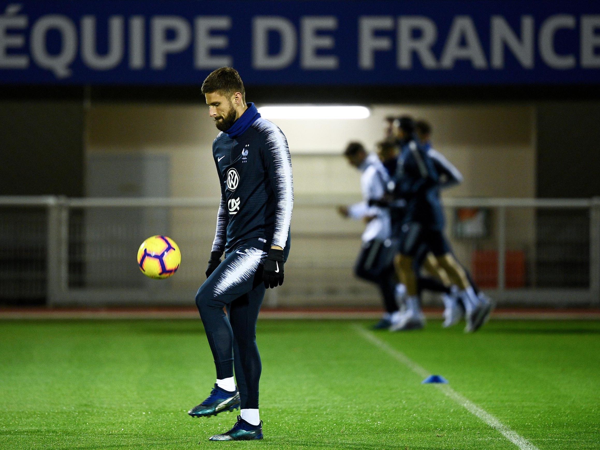 Giroud is currently on international duty with France ahead of their matches against the Netherlands and Uruguay