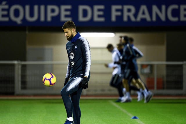 Giroud is currently on international duty with France ahead of their matches against the Netherlands and Uruguay