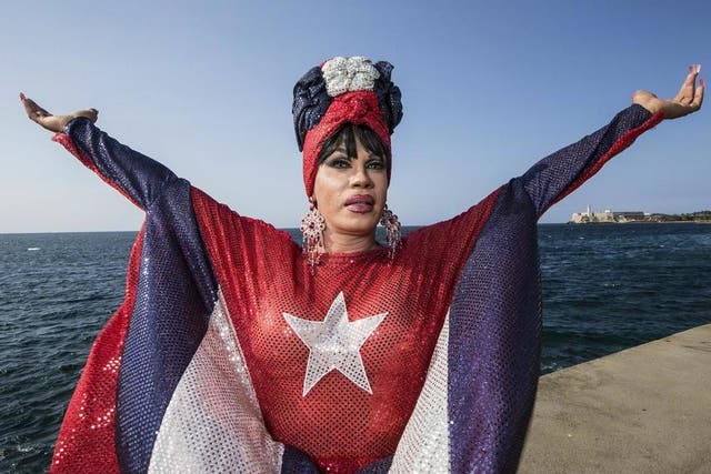 Imperio de Cuba, a trans activist and drag queen, is one of Havana's most iconic LGBT entertainers.